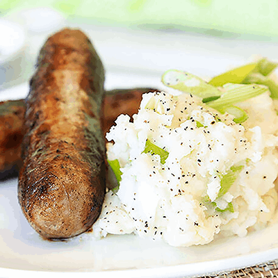 Anglers and Mash porgy sausage